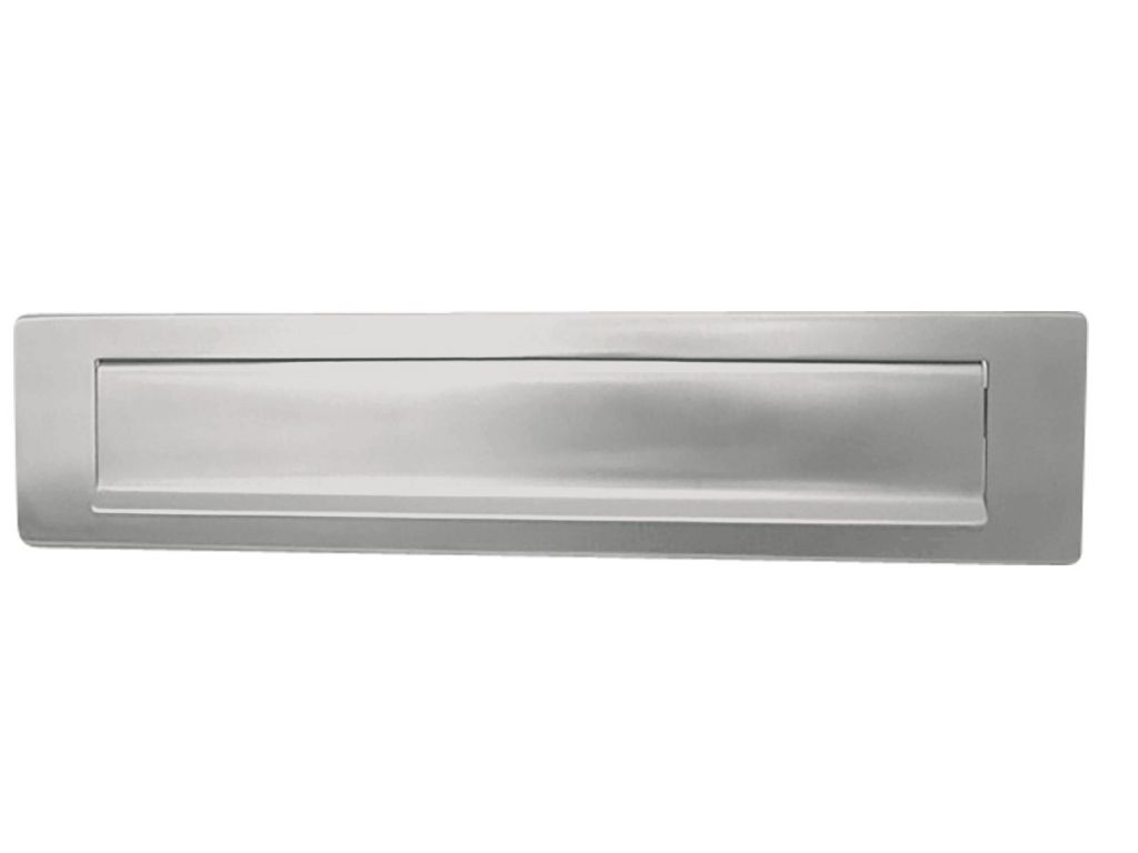 Bucalettere Apertura Esterna mm 340x76 Interno 280x45 AISI304 Inox Satinato  Fimet Maniglie - immagine 2